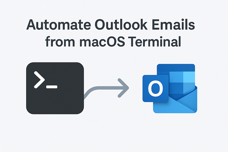 Automate Outlook Email Creation on macOS with Body Text and Attachments from Terminal