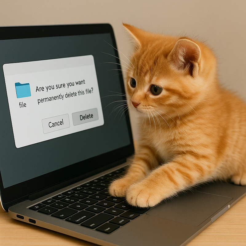 Linux: how to delete a file only when is not used by any process
