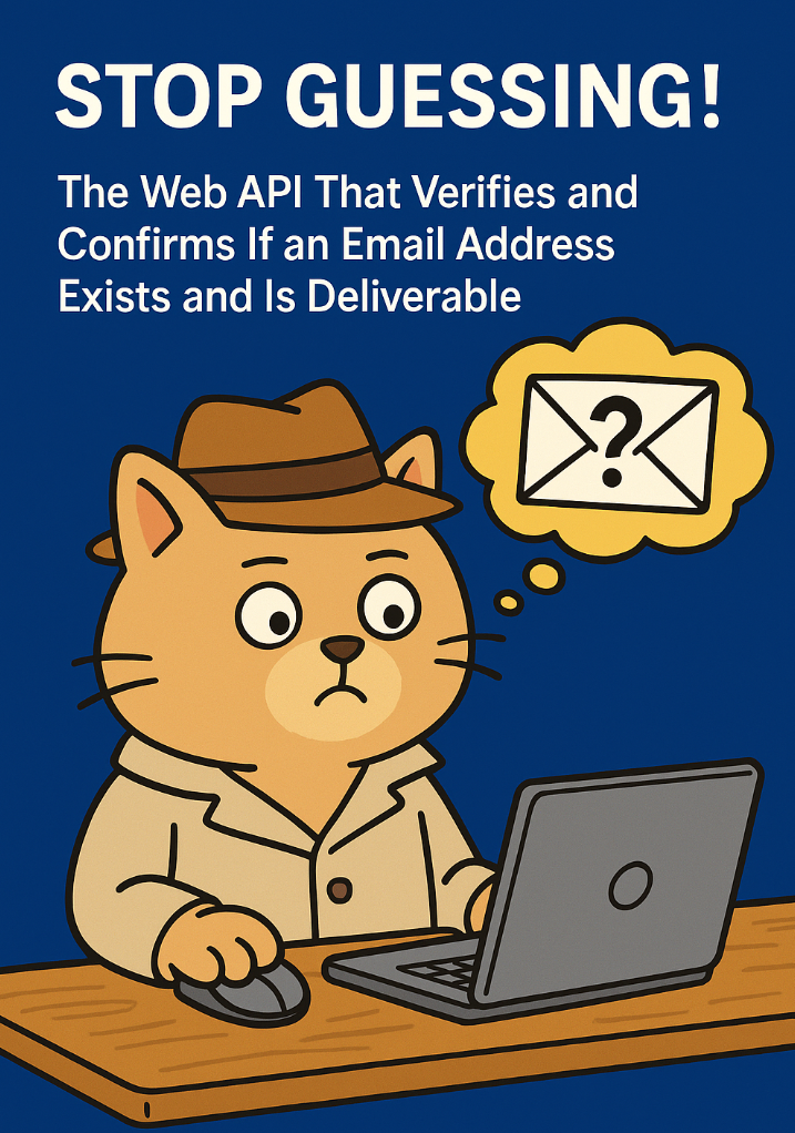 Stop Guessing! The Web API That Verifies and Confirms If an Email Address Exists and Is Deliverable