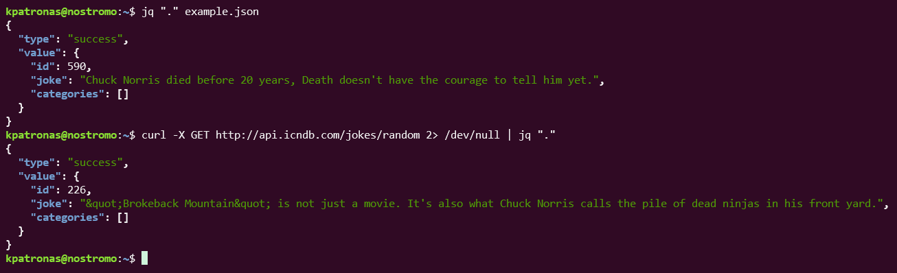 jq: sed for JSON